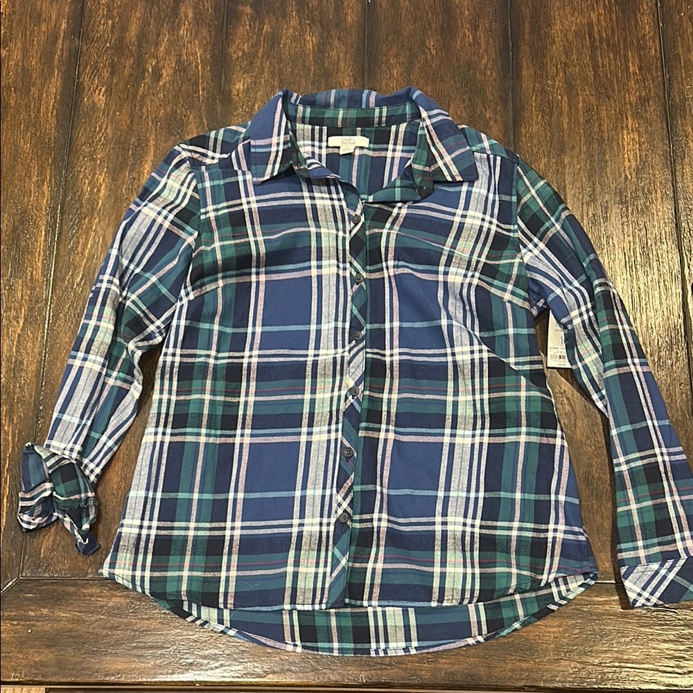 Button Up Plaid Shirt